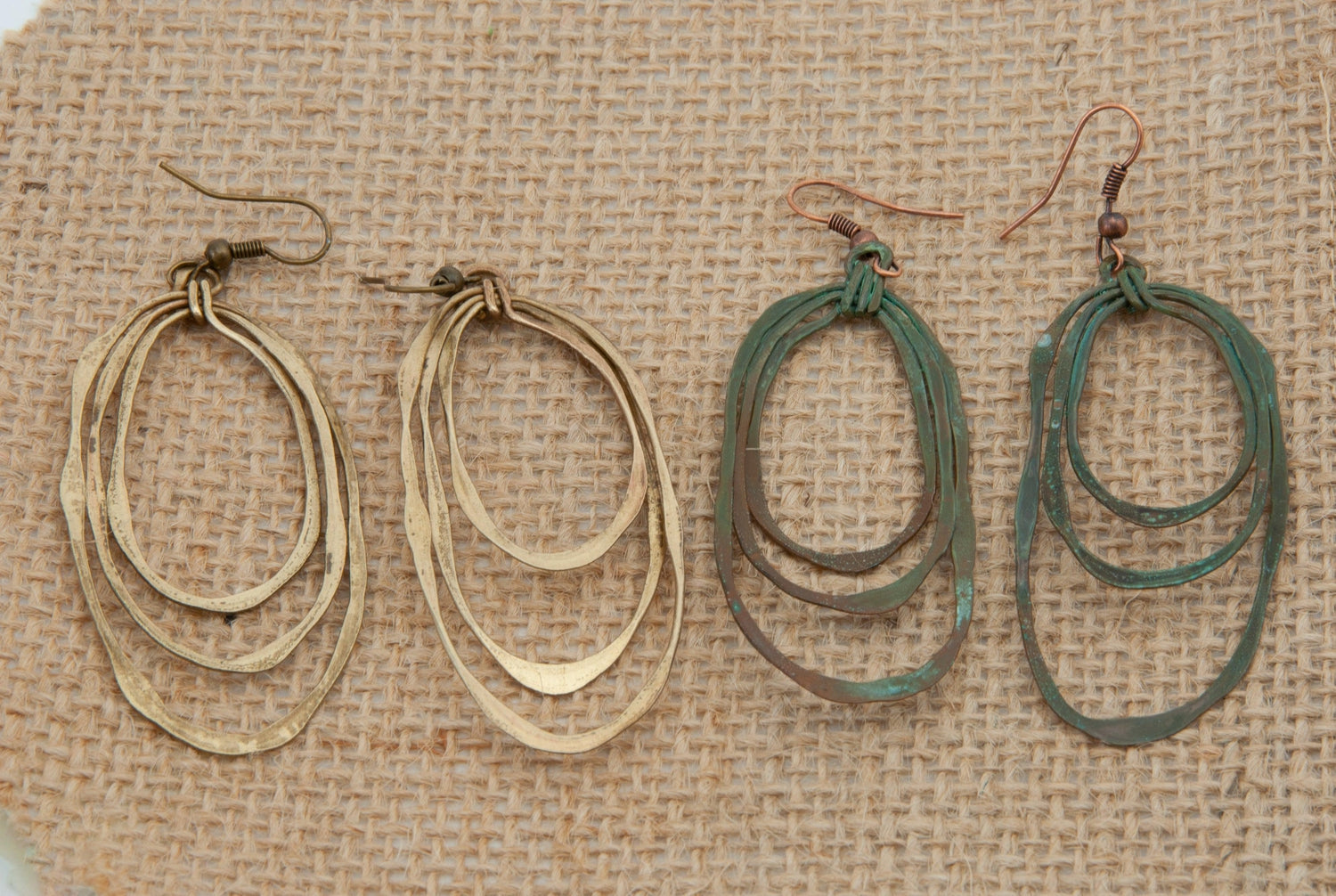 Oval Loop Trio Earrings