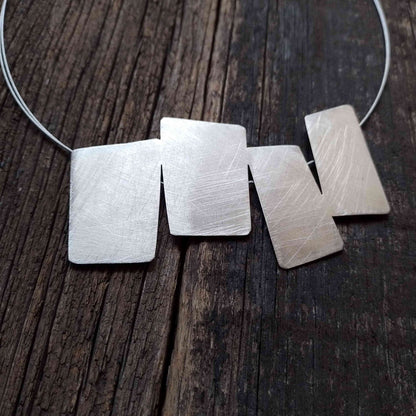Four Full Rectangles Necklace